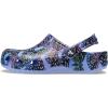 Crocs Unisex Adult Classic Marbled Tie-Dye Clogs(Moon Jelly/Multi Butterfly)