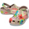 Crocs Unisex Adult Classic Marbled Tie-Dye Clogs(Mushroom/Multi)
