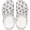 Crocs Unisex Adult Classic Marbled Tie-Dye Clogs(White/Black)