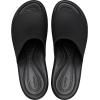Crocs womens Brooklyn Slide Heel(Black/Black)