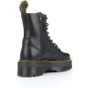 Dr. Martens, Jadon 8-Eye Leather Platform Boot for Men and Women(Black Black Polished Smooth 001)