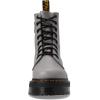 Dr. Martens, Jadon 8-Eye Leather Platform Boot for Men and Women(Zinc Grey Pisa)