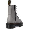 Dr. Martens, Jadon 8-Eye Leather Platform Boot for Men and Women(Zinc Grey Pisa)