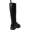 Dr. Martens Women’s 1b60 20-Eye Zip Boot Knee High(Black Pisa)