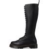 Dr. Martens Women’s 1b60 20-Eye Zip Boot Knee High(Black Pisa)