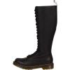 Dr. Martens Women’s 1b60 20-Eye Zip Boot Knee High(Black Virginia)