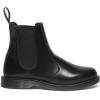 Dr. Martens Women’s Flora Chelsea Boot(Black Polished Smooth)