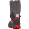 Kamik Unisex-Child Waterbugwide(Charcoal/Red)