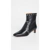 Madewell Women’s Dimes Kitten Heel Boots(True Black Multi)