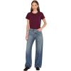Madewell Women’s Short Sleeve Harley Tee(Bordeaux)