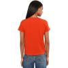 Madewell Women’s Short Sleeve Harley Tee(Bright Flame)