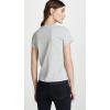 Madewell Women’s Short Sleeve Harley Tee(Light Heather Grey)