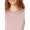 Madewell Women’s Short Sleeve Harley Tee(Warm Thistle)