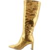 Sam Edelman womens Sylvia(Medallion Gold Snake Wide Calf)