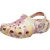 Crocs Unisex Adult Classic Marbled Tie-Dye Clogs(Daylily/Multi)