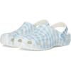 Crocs Unisex Adult Classic Marbled Tie-Dye Clogs(White/Blue 1)