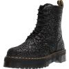 Dr. Martens, Jadon 8-Eye Leather Platform Boot for Men and Women(Black Black Glitter 001)