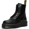 Dr. Martens, Jadon 8-Eye Leather Platform Boot for Men and Women(Black Polished Smooth)