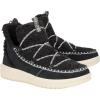 HEYDUDE Unisex-Adult Camden Suede Cozy(Black)