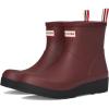 Hunter Women’s Play Short Boot Rain(Dark Red)