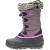 Kamik Kids’ Snowangel Winter Boots(Charcoal/Orchid)