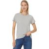 Madewell Women’s Short Sleeve Harley Tee(Light Heather Grey 1)