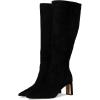Sam Edelman womens Sylvia(Black Suede Wide Calf)