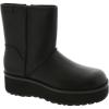 UGG Women’s Cityfunc Mid Fashion Boot(Black Leather)