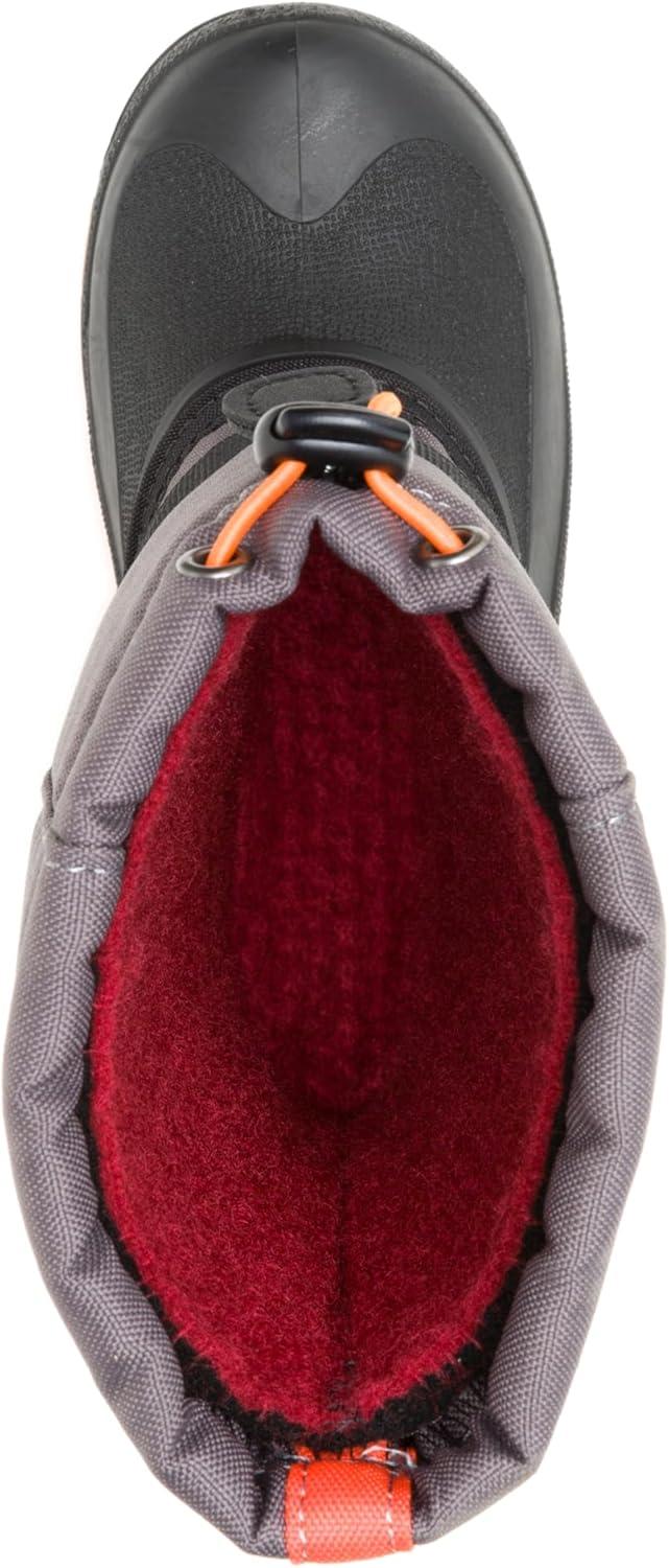 imageKamik Rocket Kids Boots Warm  Waterproof Insulated Snow Boots for KidsCharcoalFlame