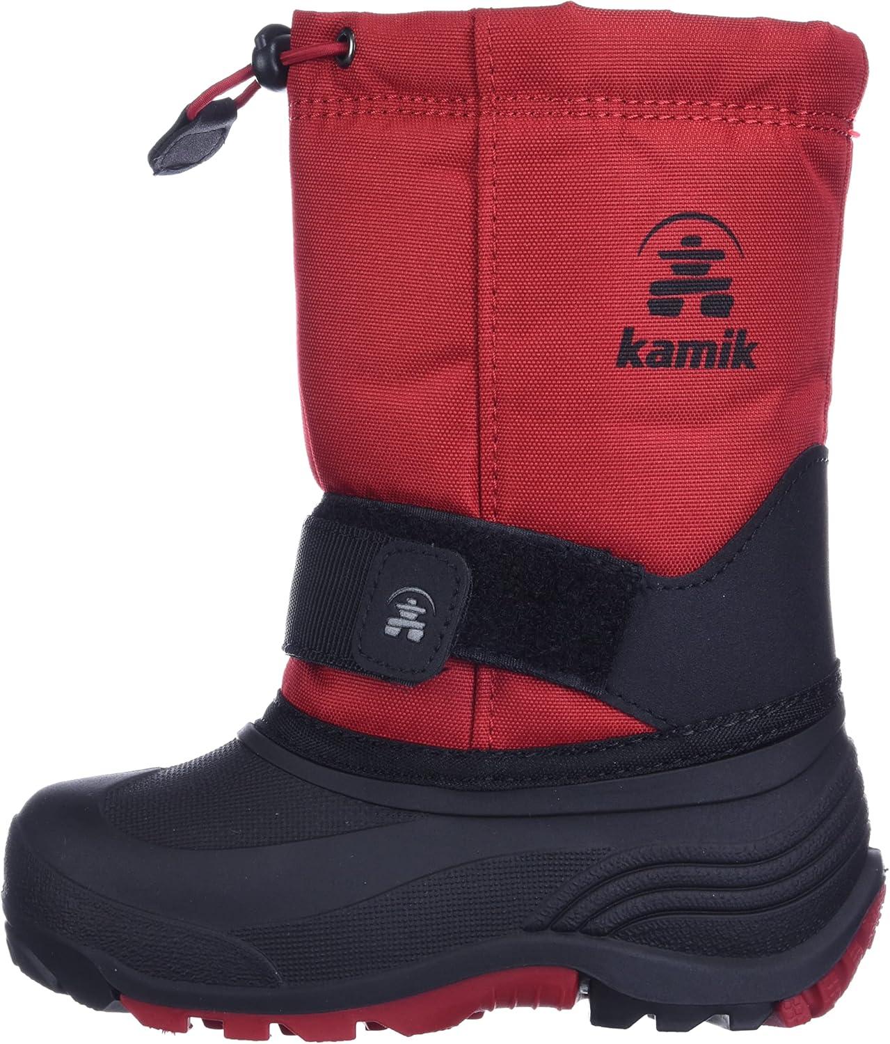 imageKamik Rocket Kids Boots Warm  Waterproof Insulated Snow Boots for KidsRed