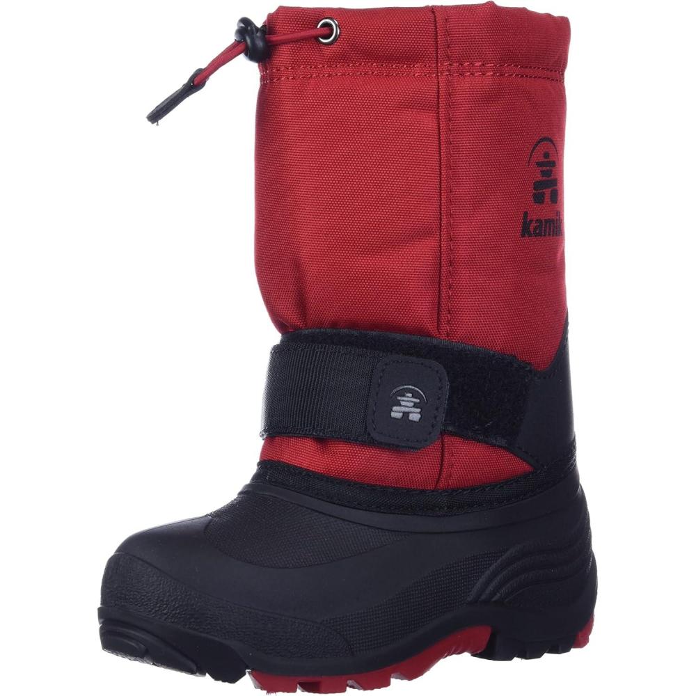 imageKamik Rocket Kids Boots Warm  Waterproof Insulated Snow Boots for KidsRed