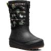 BOGS Unisex-Child Snow Shell Zip-Camo Texture (Toddler/Little Big Kid) Boot(Black Multi)