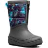 BOGS Unisex-Child Snow Shell Zip-Camo Texture (Toddler/Little Big Kid) Boot(Gray Multi)