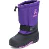 Kamik Rocket Kids Boots, Warm + Waterproof Insulated Snow Boots for Kids(Purple/Orchid)