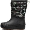 BOGS Unisex-Child Snow Shell Zip-Camo Texture (Toddler/Little Big Kid) Boot(Black Multi)