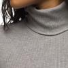 prAna Women’s Foundation Rib Turtleneck(Heather Grey)