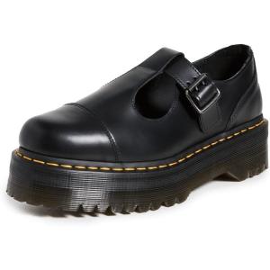 Dr. Martens Women’s Bethan Mary Jane Shoes(Black Polished Smooth)