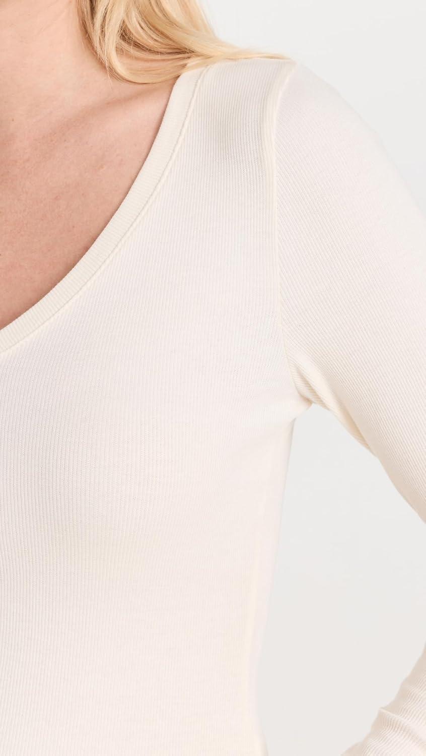 imageMadewell Womens Reg Length V NeckAntique Cream