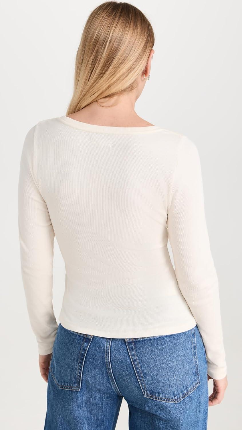 imageMadewell Womens Reg Length V NeckAntique Cream