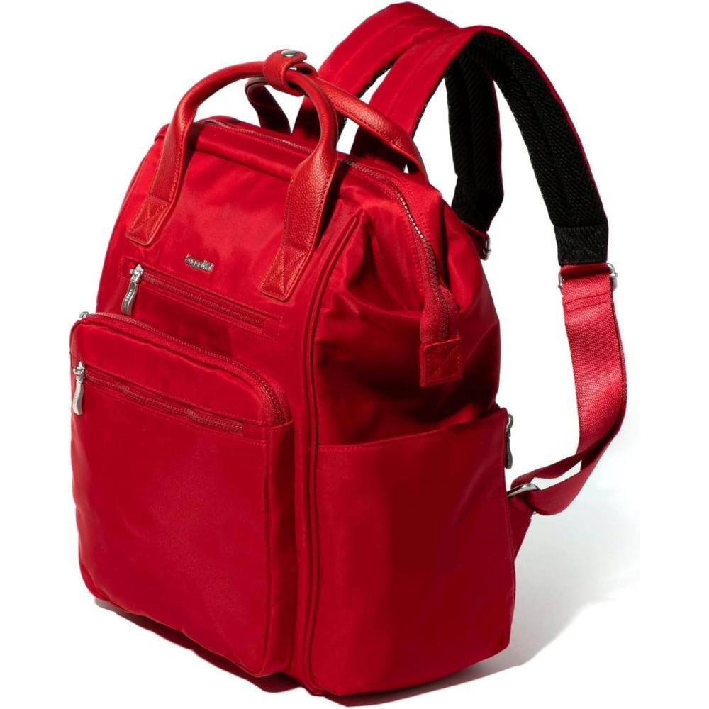 imageBaggallini Chelsea Laptop Backpack Cornflower TwillCrimson Red Twill
