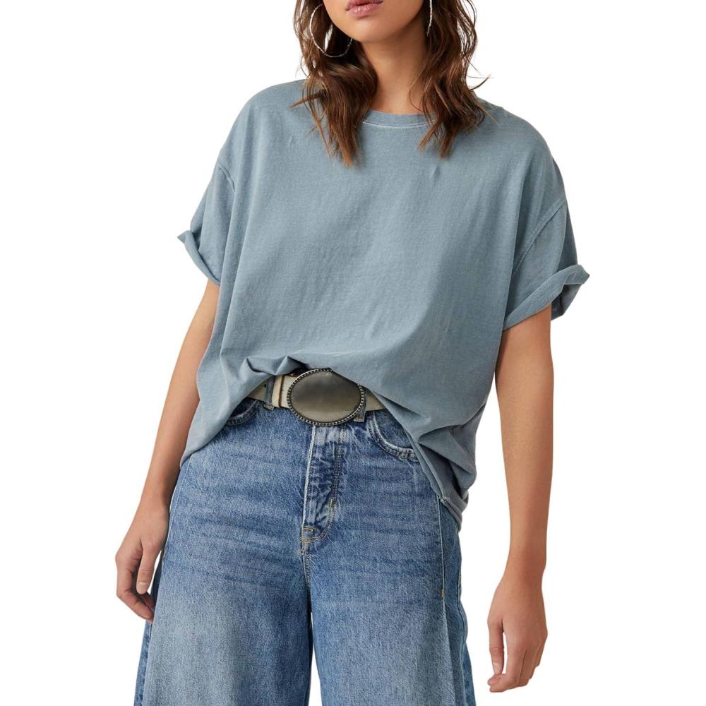 imageFree People Womens Nina TeeBlue Mirage