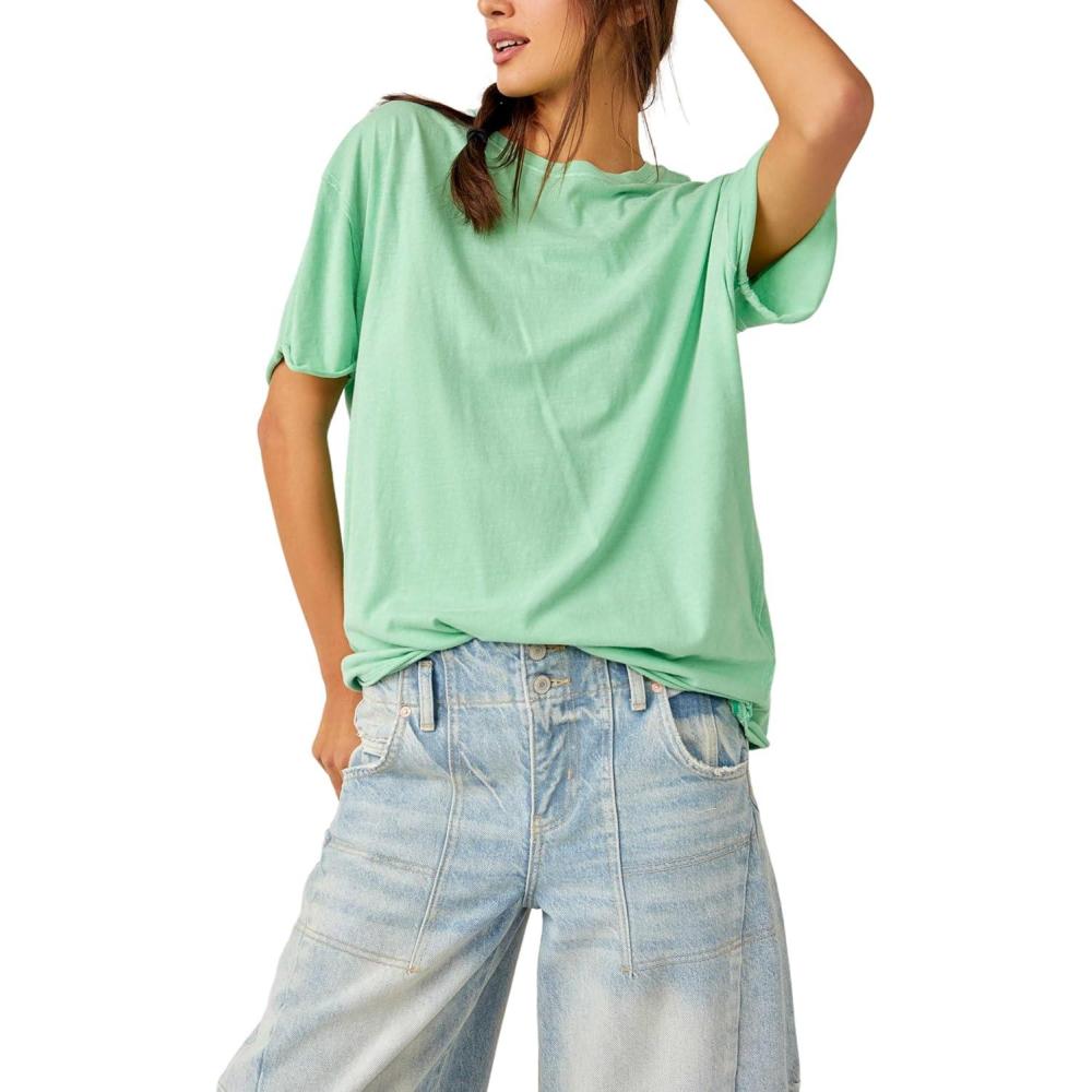 imageFree People Womens Nina TeeGlass Grass