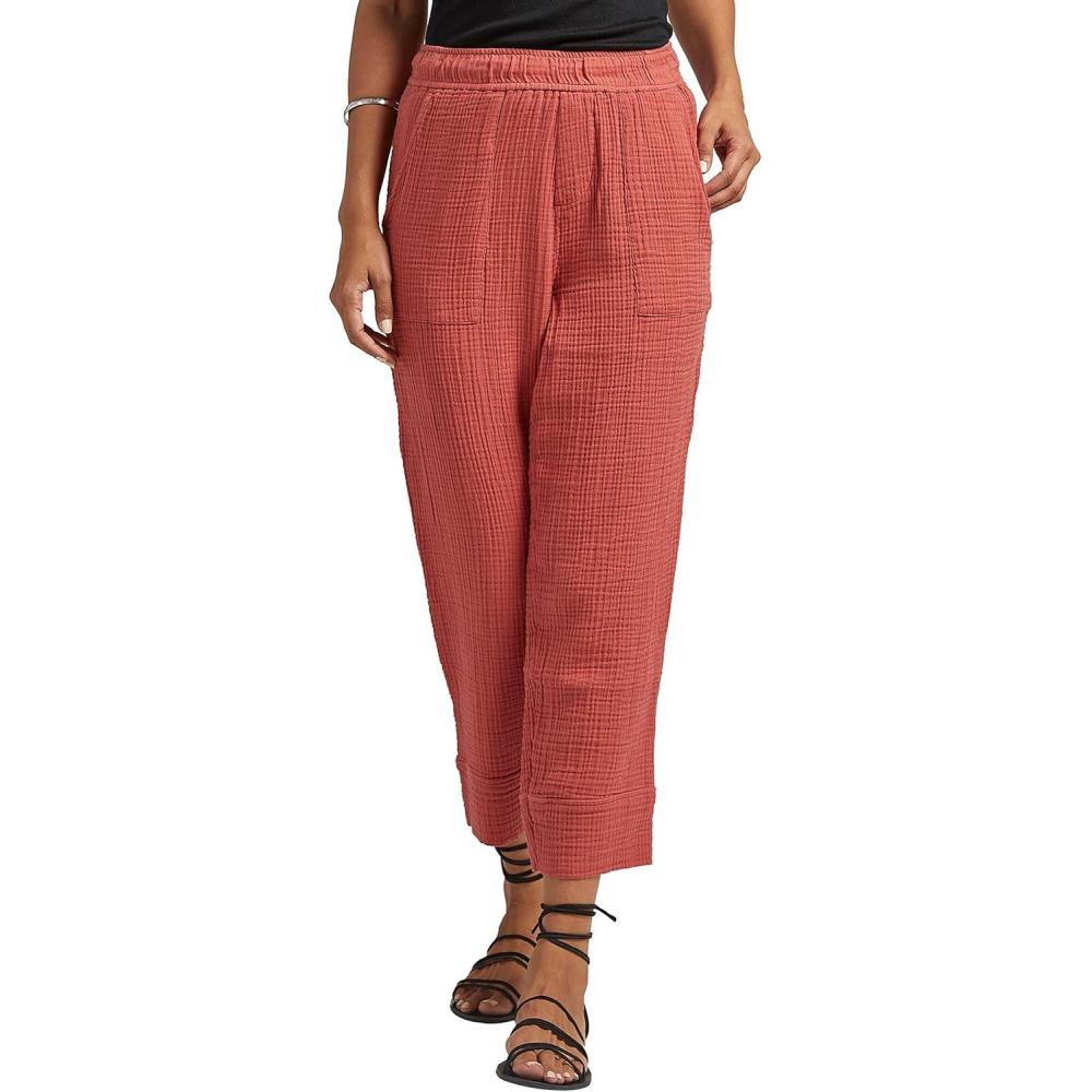 imageJag Jeans Womens Pullon High Rise PantLegacyRose