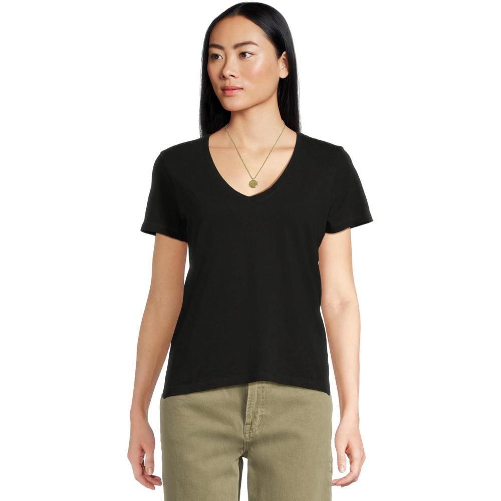 imageMadewell Womens Northside VNeck TeeJet Black