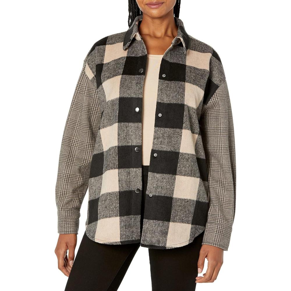 imageSteve Madden Womens Sophia ShacketLight Taupe