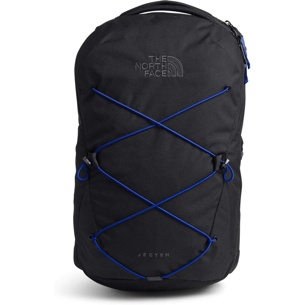 imageThe North Face Jester Everyday Laptop Backpack  PFAS Free Deep NoriMeta Lime One SizeTnf Black HeatherTnf Blue