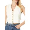 7 For All Mankind womens Tailored Vest(Bone)