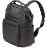 Baggallini Chelsea Laptop Backpack, Cornflower Twill(Black Puff)