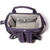 Baggallini Chelsea Laptop Backpack, Cornflower Twill(Plum Twilight Puff)