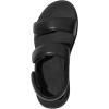 FitFlop womens F-mode Go Adjustable Flatform Back-strap Sandals(All Black)